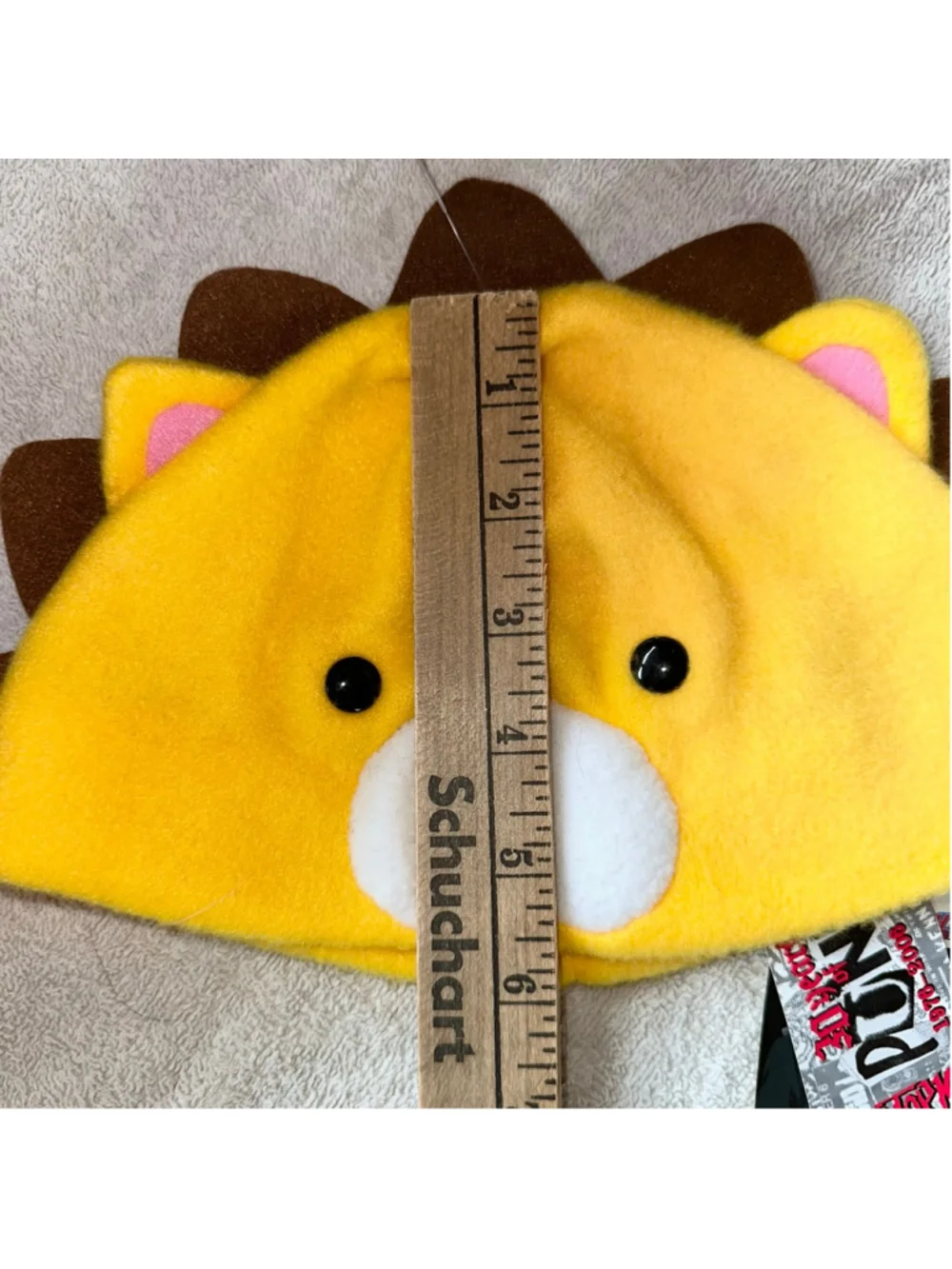 NOS Vintage 2000s Hot Topic Shonen Jump Bleach Child’s Fleece Lion Hat